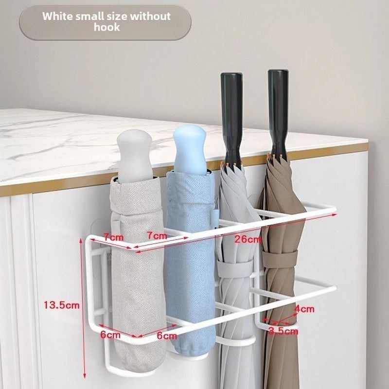 Wall-mounted Door Umbrella Rack Organizer | Home Storage & Organization