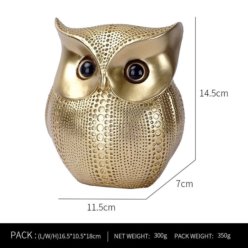 Charming Resin Owl Figurine for Home Decor | Home Decoration