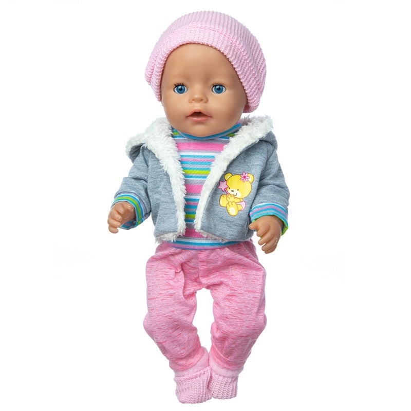 Winter Plush Thick Sweater Coat for American Girl Doll|Doll Clothing & Accessories