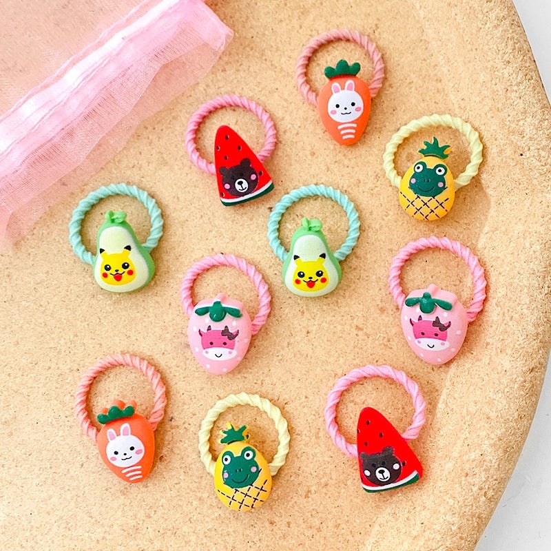 Gentle Baby Hair Bands, Soft Rubber Hair Ties for Kids, Non-Damaging Korean Style Hair Accessories|Childrens Hair Accessories