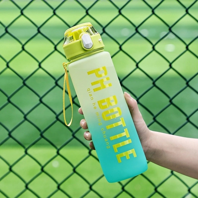 Stylish Letter Print Plastic Water Bottle Single Piece | Drinkware & Bottles