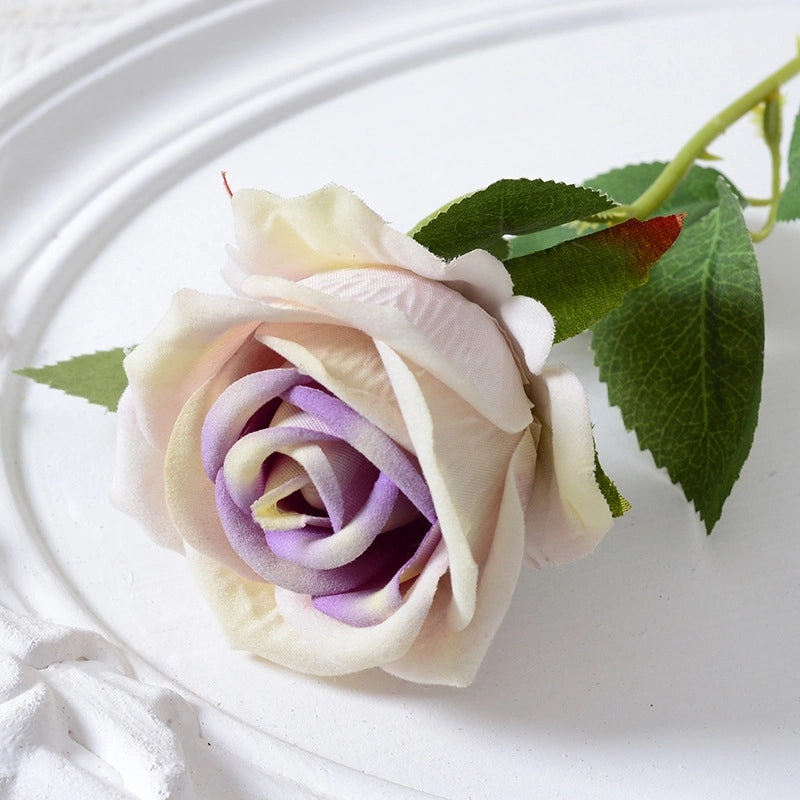 Artificial Rose Single Stem Flannel Flower for Home Wedding Valentine's Day Decoration|Home Decor & Wedding Accessories