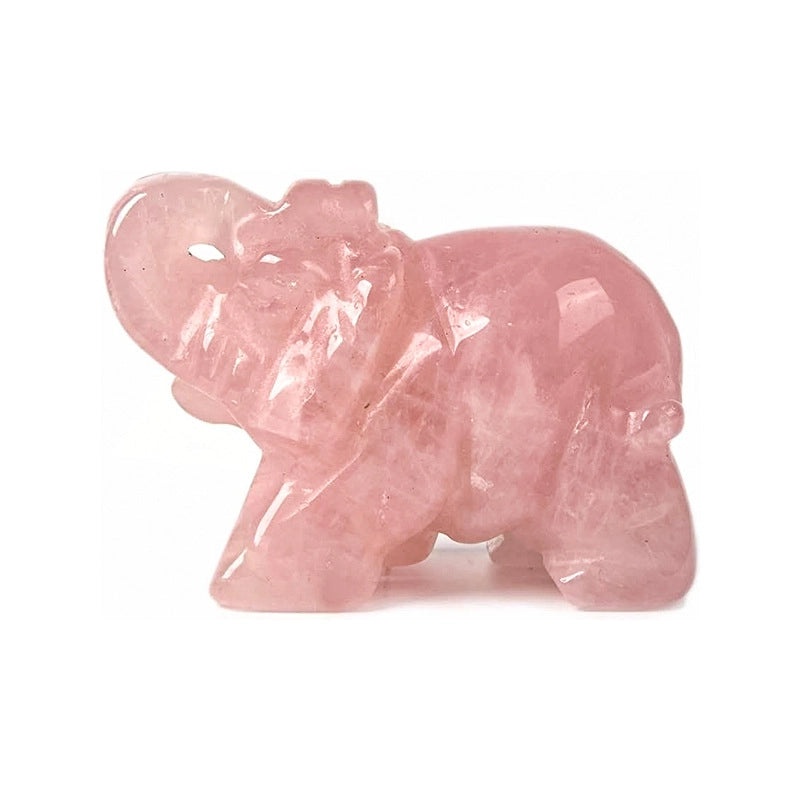 Set of 5 Minimalist Elephant Crystal Figurines | Home Decor Ornaments|Artificial Decorative Accessories|Elegant Table Decorations|Gift Ideas|Deco