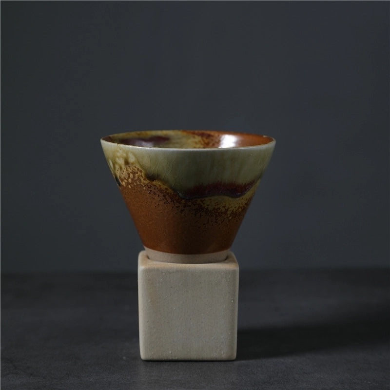 Chinoiserie Style Retro Solid Color Porcelain Water Bottle Single Piece|Home & Kitchen - Drinkware & Barware