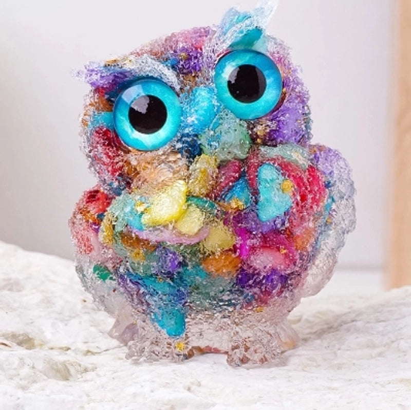 Minimalist Owl Crystal Figurine Decorative Ornament|Home Decor
