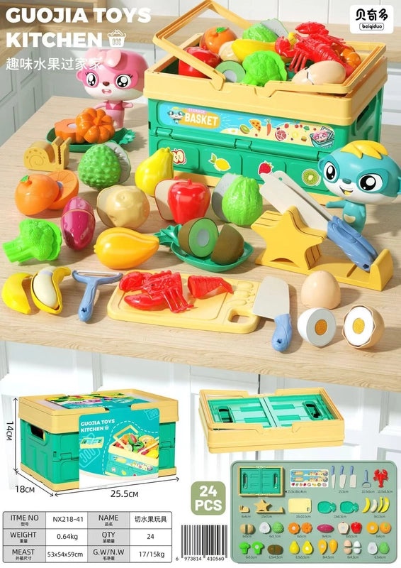 Cartoon Kitchen Playset Plastic Toys for Kids | Toys & Games