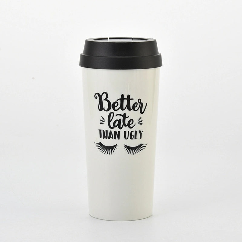2022 New Double Acrylic Letter Coffee Cup Insulated Portable Water Tumbler | Drinkware & Cups
