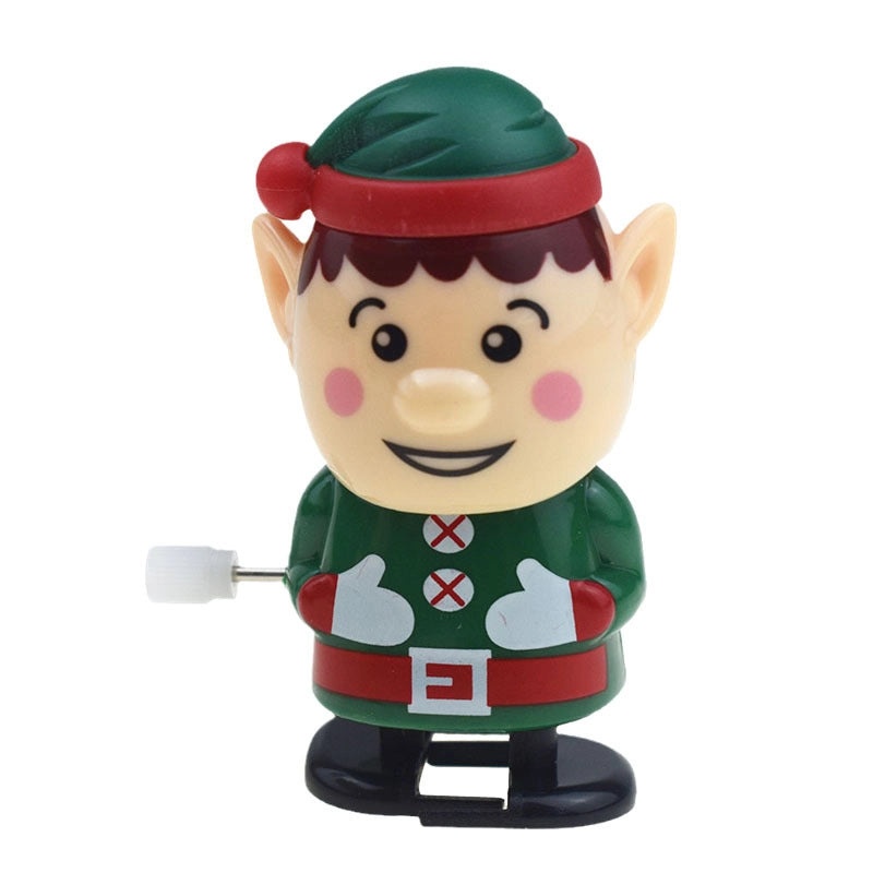 Christmas Coil Toy Set Snowman Santa Elk Cookie Doll Chain | Holiday Decorations