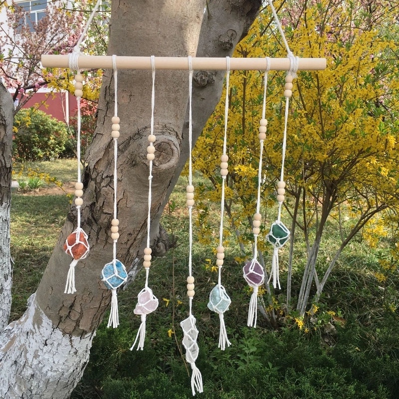 Handmade Crystal Tassel Metal Wind Chime for Home Outdoor Decor|Decorative Wind Chimes