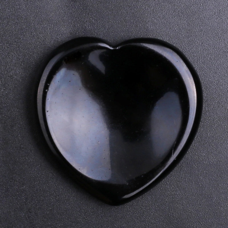 Retro Minimalist Heart Shaped Jade Stone Gem N2683-Y09 | Jewelry & Accessories