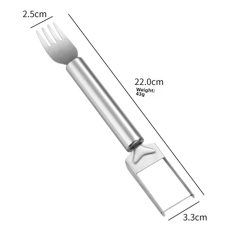 Multifunctional Double-Head Stainless Steel Watermelon Fork Slicer | Kitchen Gadgets