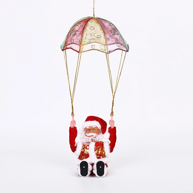 Electric Santa Claus Climbing Ladder Toy with Music | Christmas Decorations & Gifts