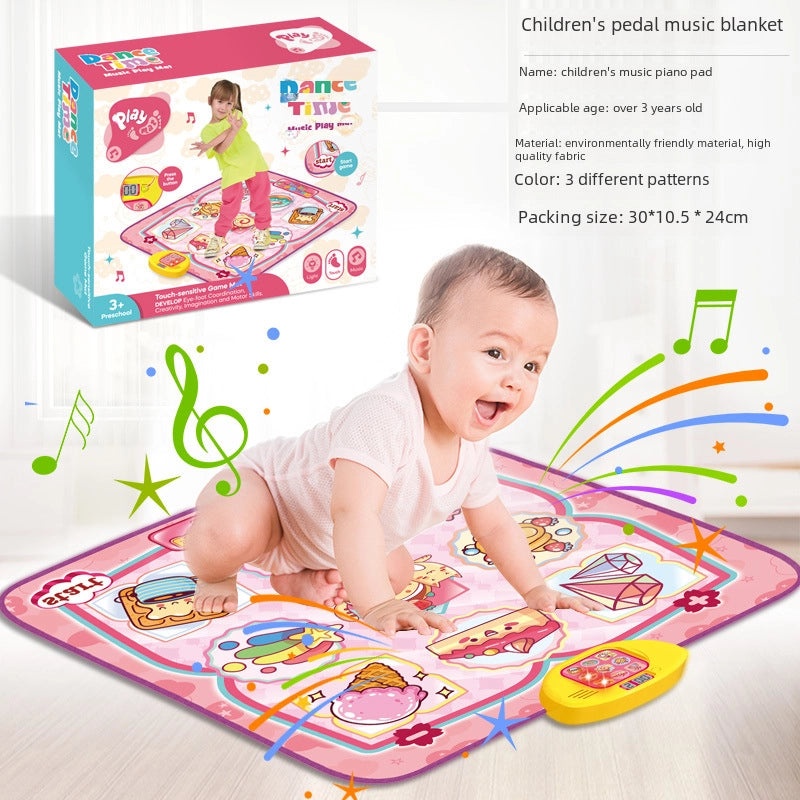 儿童电子舞蹈毯亲子互动音乐电子钢琴地毯|儿童玩具