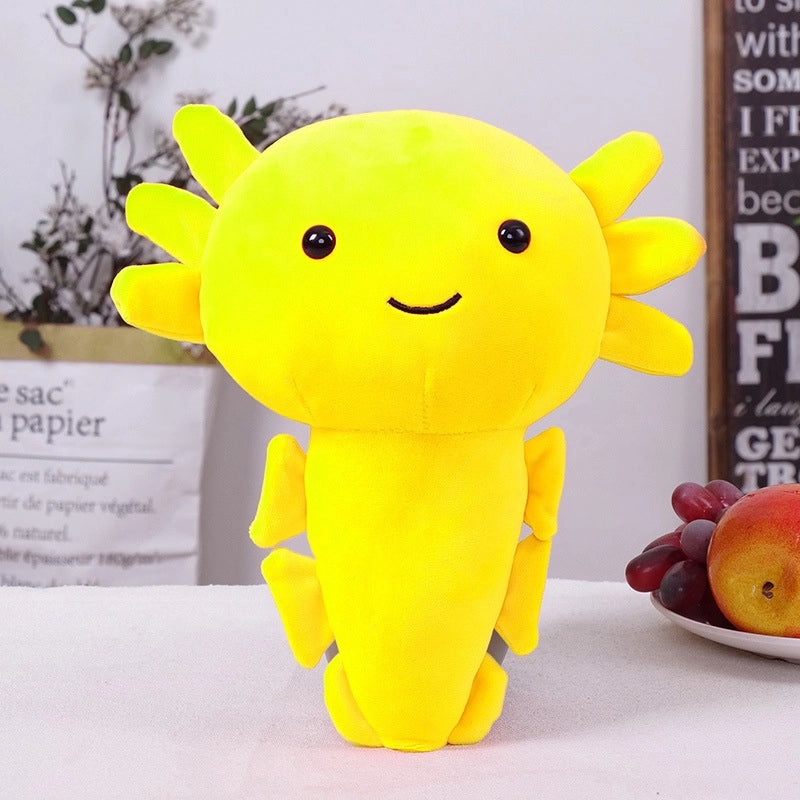 Cute Salamander Plush Toy Axolotl Dinosaur Hexagon Doll | Plush Toys & Collectibles