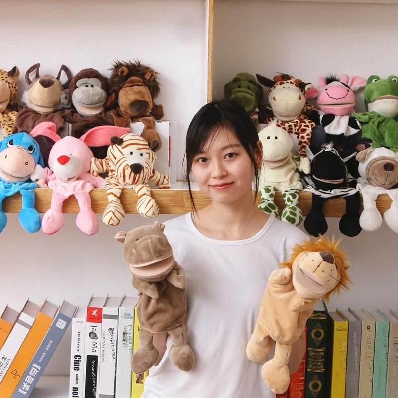 Large Plush Animal Finger Puppets for Kids | Toys & Games