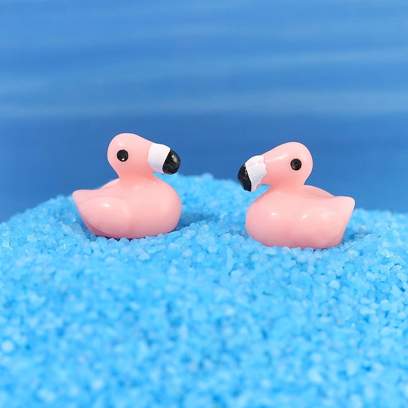 Flamingo Miniature Succulent Garden DIY Resin Figurines Small Animal Landscaping Accessories|Home Decor & Garden Ornaments