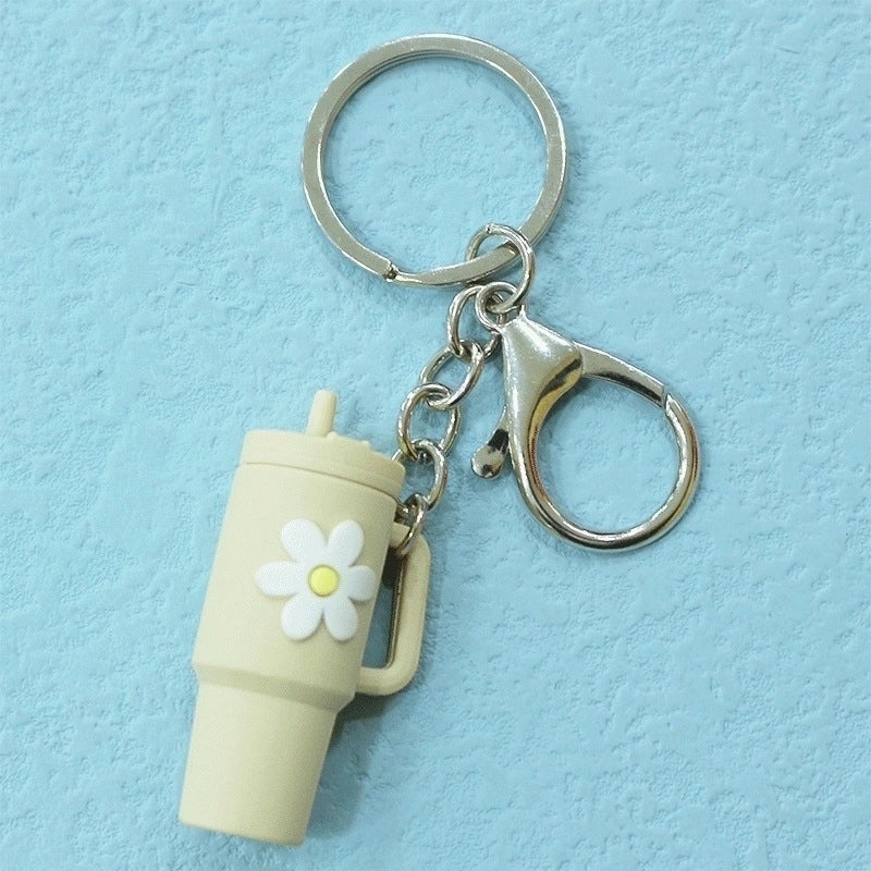 Cartoon Floral Soft Rubber Unisex Cup Charms|Drinkware Accessories