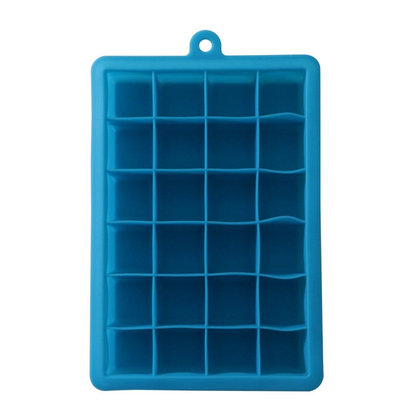 Silicone 24-Square Ice Cube Mold with Lid for Home Use | Kitchen & Dining Accessories