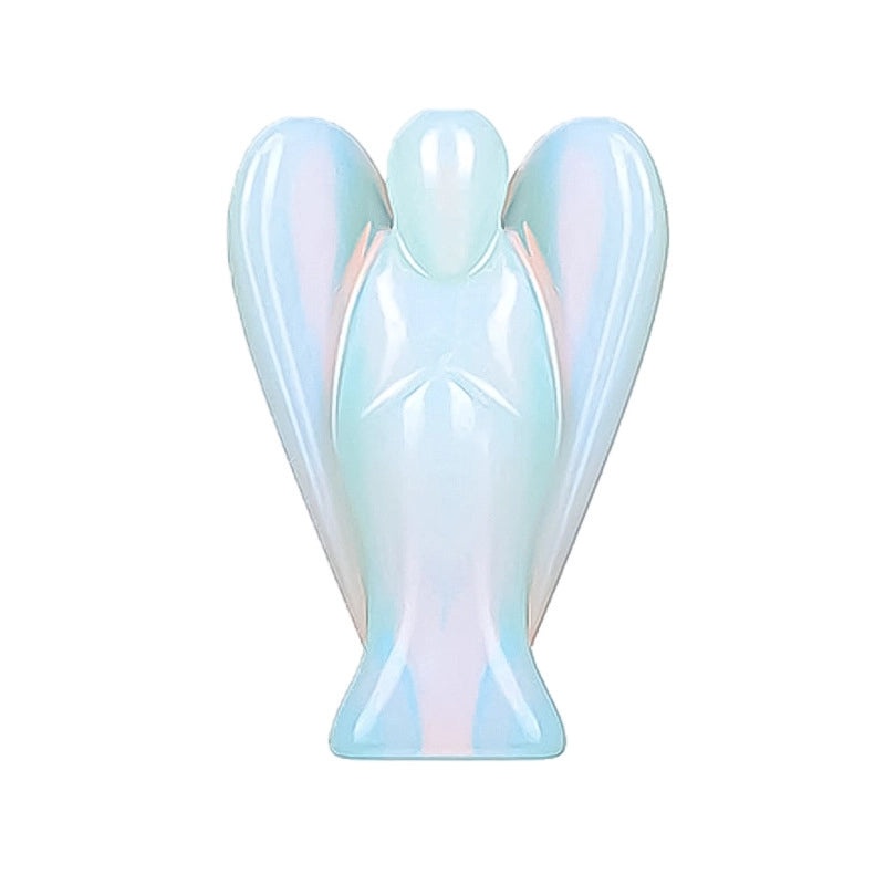 5-Piece Minimalist Angel Gem Ornament Set | Home Decor & Accessories