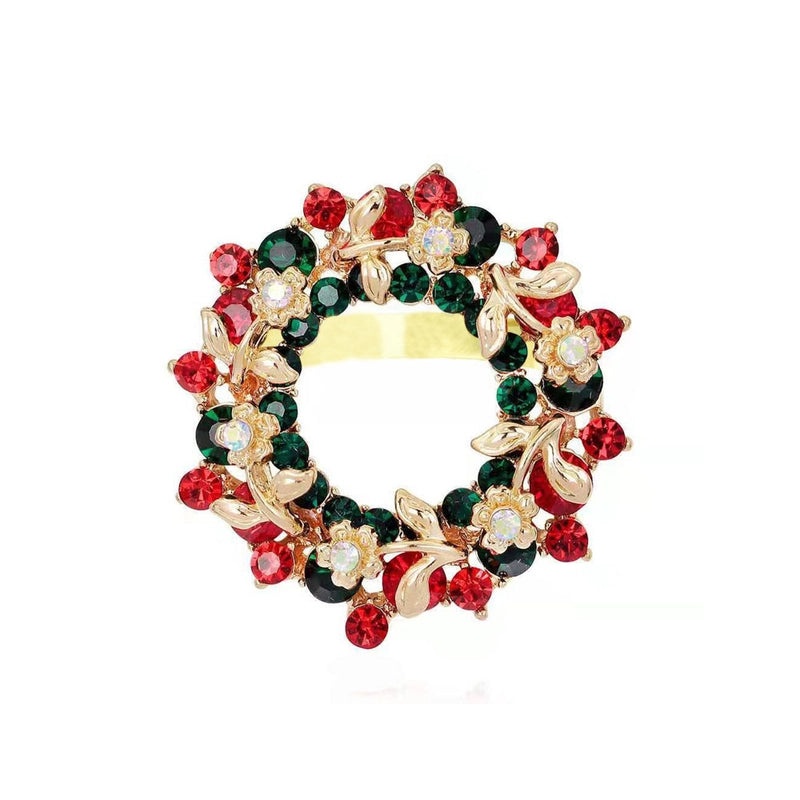 Christmas Cartoon Santa Claus Alloy Napkin Ring Casual Elegant Holiday Table Decor | Holiday Tableware