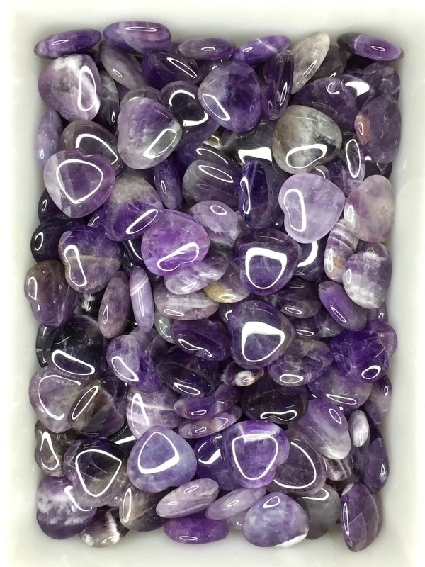 Pink Heart-Shaped Crystal Gemstone 2cm Handmade Decorative Ornament|Home Decor