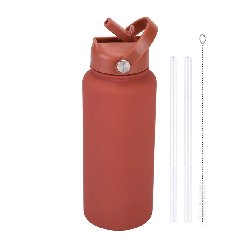 Insulated Stainless Steel Thermos Mug in Solid Colors for Everyday Use|Drinkware & Thermoses