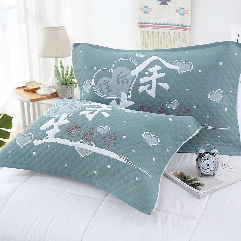 Thickened Gauze Cotton Pillow Towel Breathable Comfortable Dirt-resistant Headband for Adults and Students|Home Textile