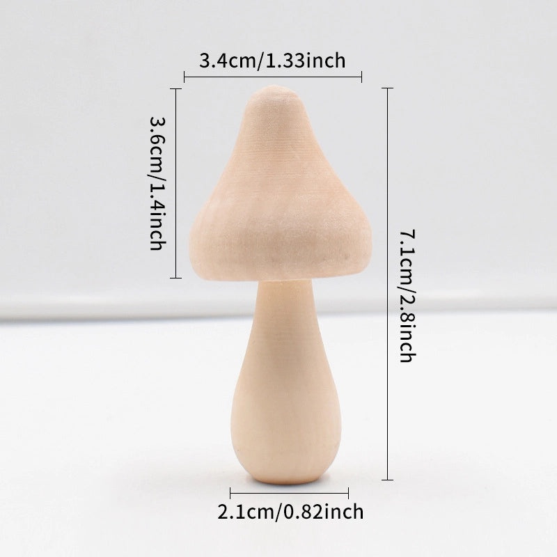 Handcrafted Wooden Mushroom DIY Toy for Kids | Kids Crafts & DIY Toys