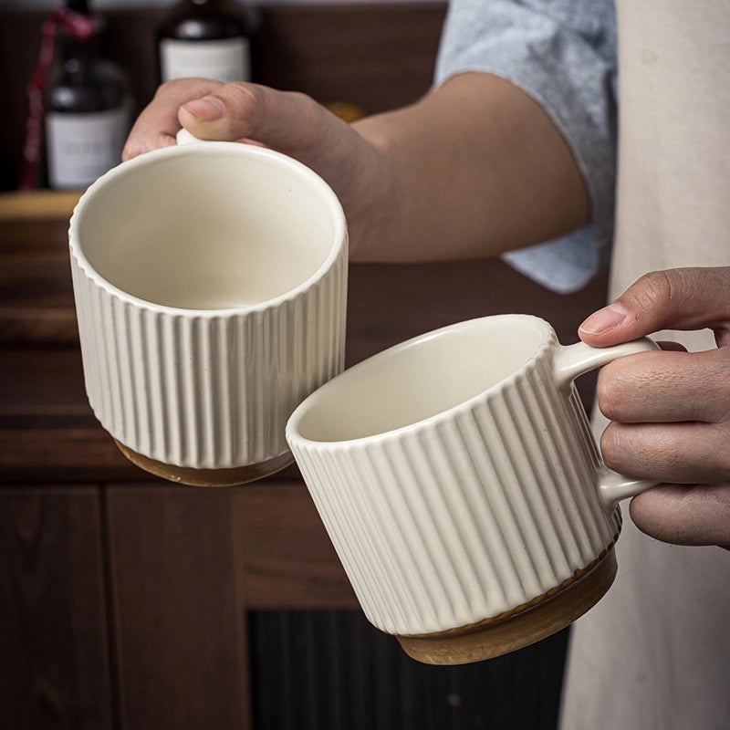 White Porcelain Mug for Everyday Use | Home & Kitchen Drinkware