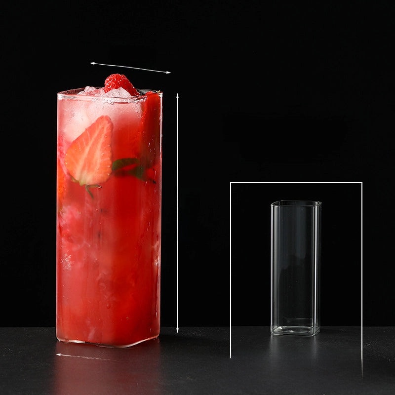 Large Capacity Glass Juice Cup for Milk Tea Mojito Cocktail Bars | Drinkware & Glassware