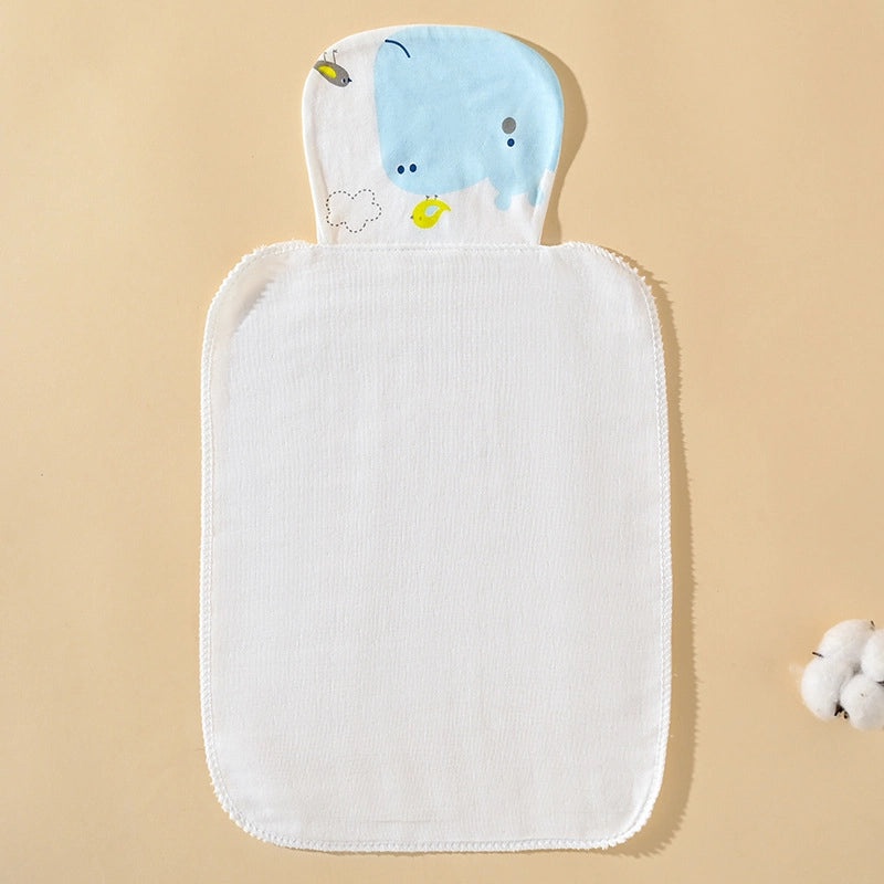 Adorable Animal Print Cotton Baby Burp Cloths Soft Infant Accessories|Baby Care Essentials