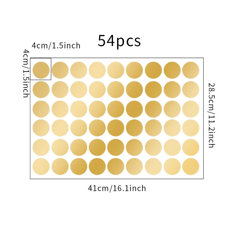 Simple Dot Pattern Wall Stickers for Kids' Bedroom, Porch, and Living Room Decoration|Home Decor Wall Stickers