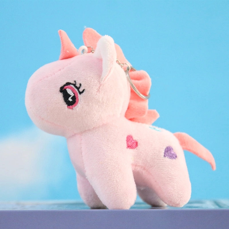 Pony Wedding Plush Doll Keychain Pendant Cute Little Pony Toy Charm|Accessories & Keychains