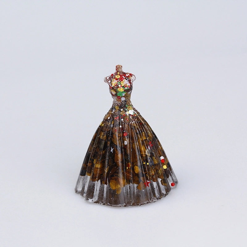 Romantic Minimalist Dress Resin Ornaments Elegant Synthetic Decorative Accessories|Home Decor Ornaments