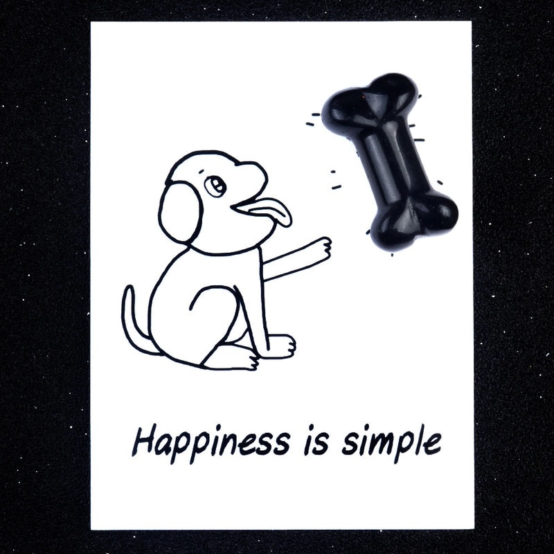 Minimalist Dog Bone Agate Pendant Unisex Jewelry Natural Stone Gemstone Accessories|Jewelry & Accessories