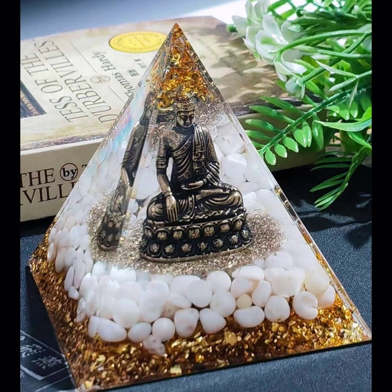 Classic Geometric Acrylic Crystal Pyramid Decor|Home Decor