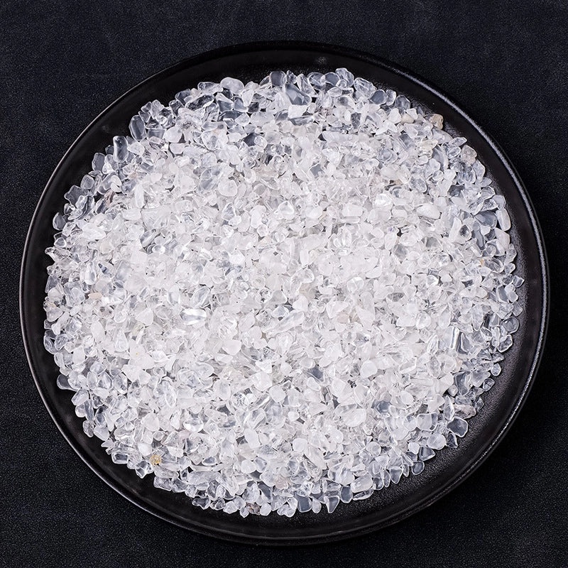 Natural White Crystal Gravel Healing Stone Bracelet Purification Spiritual Raw Crystal Bulk|Jewelry & Accessories