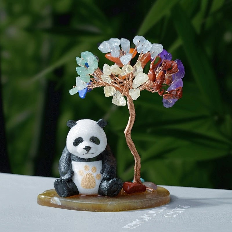 Vintage Crystal Tree Ornament Decorative Artificial Accent|Home Decor & Accessories