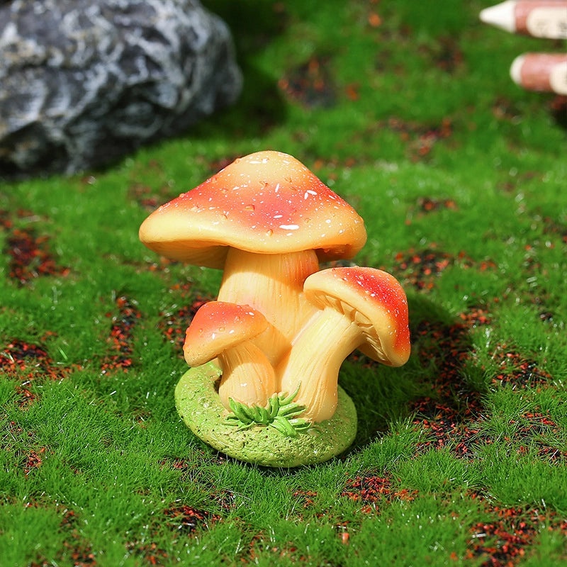 Handcrafted Resin Mushroom Figurines for Home Decor|Home Decor & Ornaments