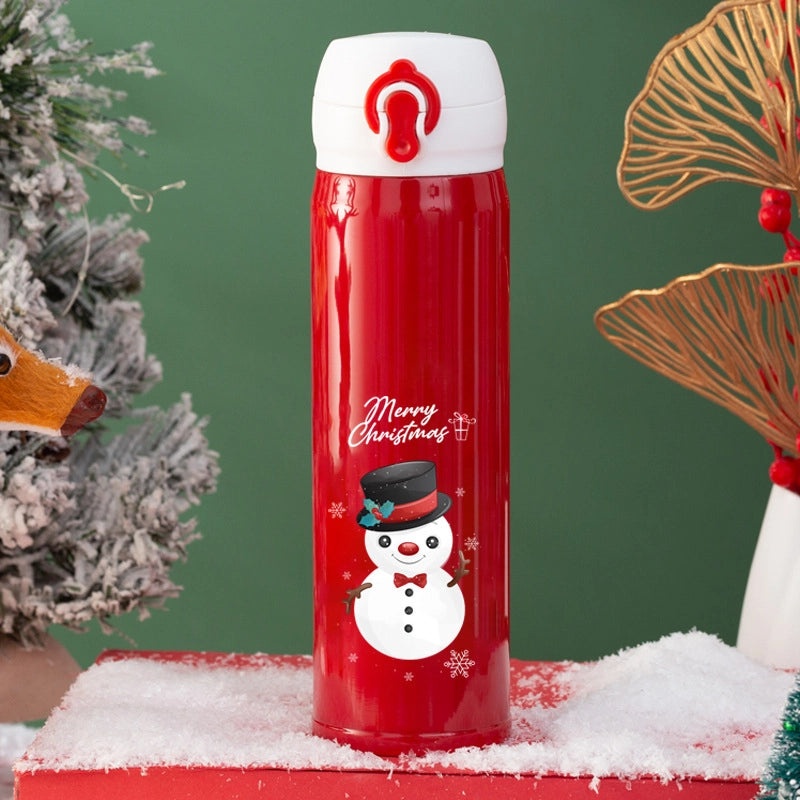 Christmas Santa Claus Stainless Steel Thermos Flask 500ml|Drinkware & Thermoses