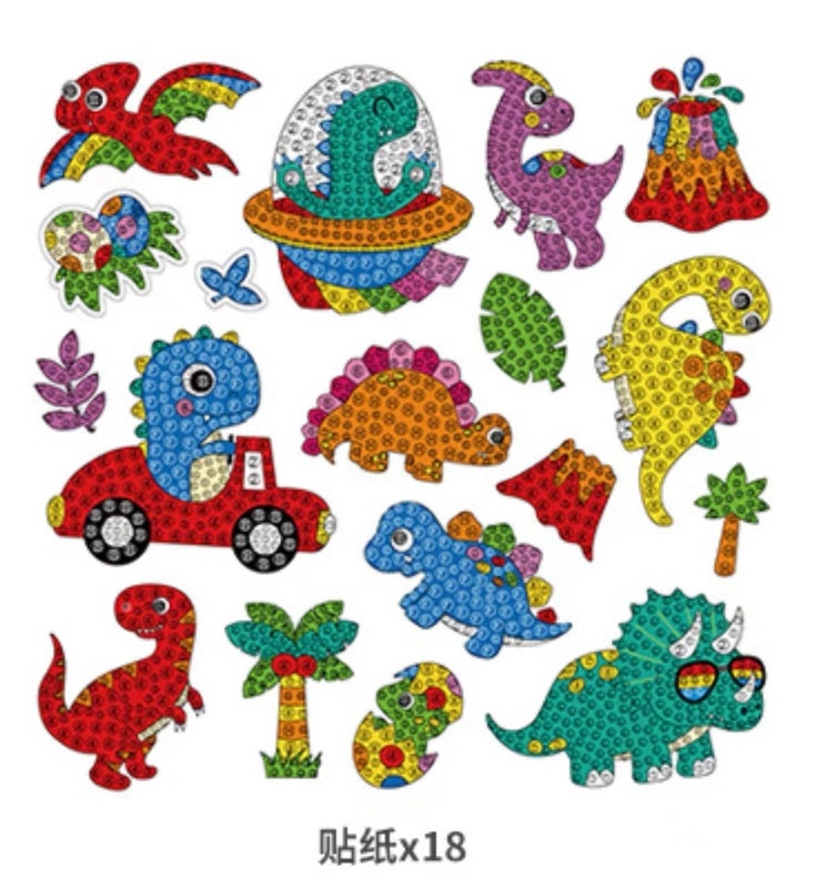 Mermaid DIY Diamond Painting Stickers for Kids | Kids Craft Supplies