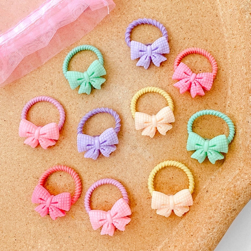 Gentle Baby Hair Bands, Soft Rubber Hair Ties for Kids, Non-Damaging Korean Style Hair Accessories|Childrens Hair Accessories