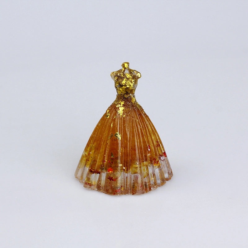 Romantic Minimalist Dress Resin Ornaments Elegant Synthetic Decorative Accessories|Home Decor Ornaments