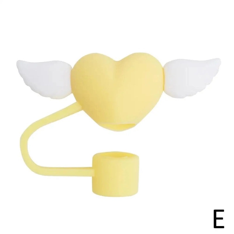 Multicolor Silica Gel Straw Cap for Drinks Casual Elegant Cute Design | Drink Accessories