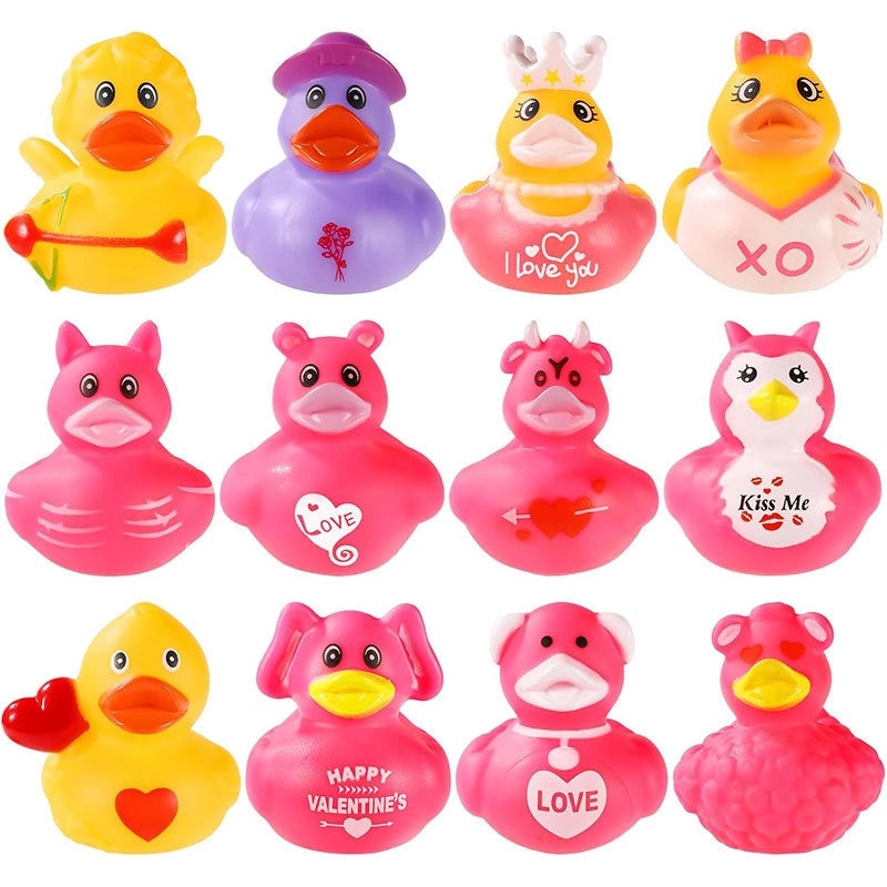 10 Pack Soft Squishy Duck Toys for Valentine's Day | Toys & Games