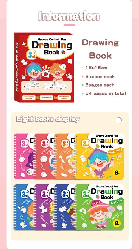 Toddler Drawing and Painting Letter Paper Toy Set for Ages 3-6 | Educational Art Supplies for Kids