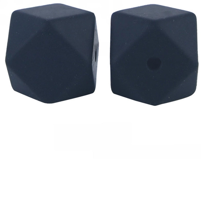 17mm Silicone Octagonal Beads for Pacifier Chains DIY Accessories | Baby & Mom Essentials