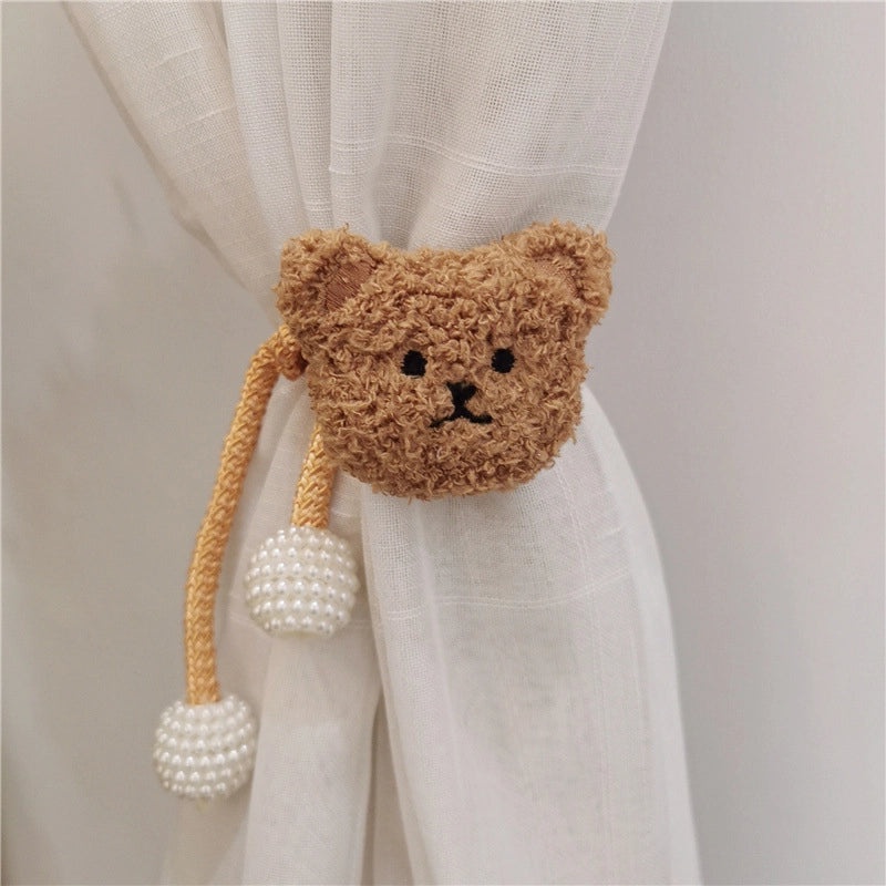 Adorable Bear Polyester Curtain Tiebacks for Window Decor|Home Decor Accessories