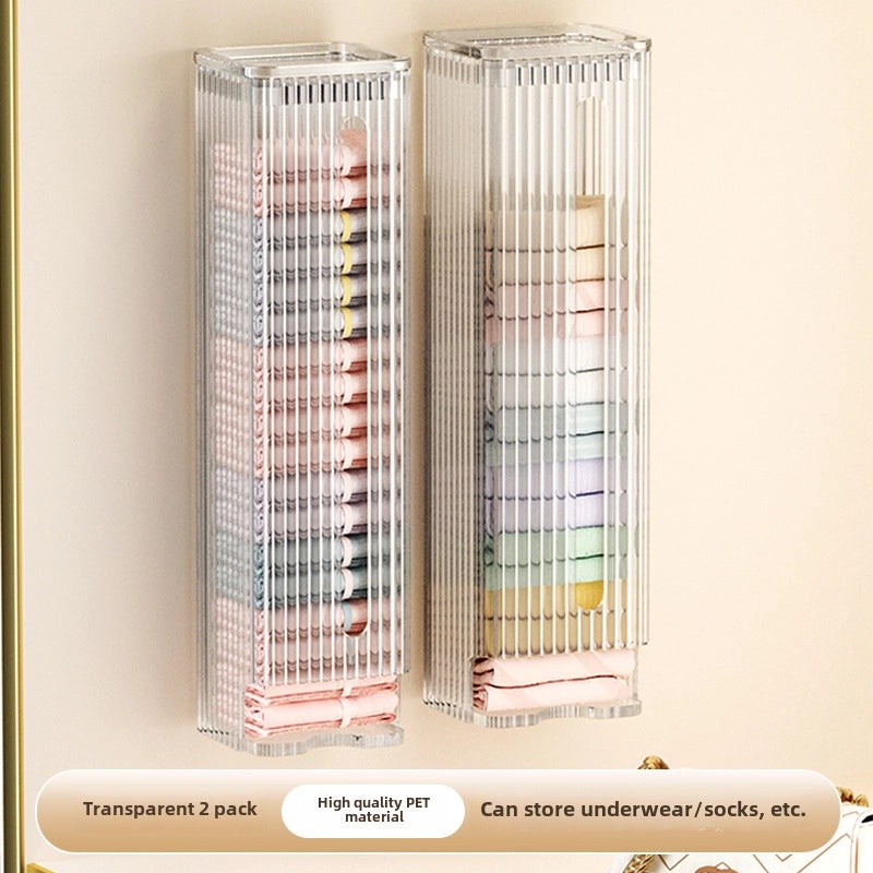 Wall-mounted Garbage Bag Dispenser Large Capacity Kitchen Plastic Bag Holder Convenient Extraction | Kitchen Storage & Organization