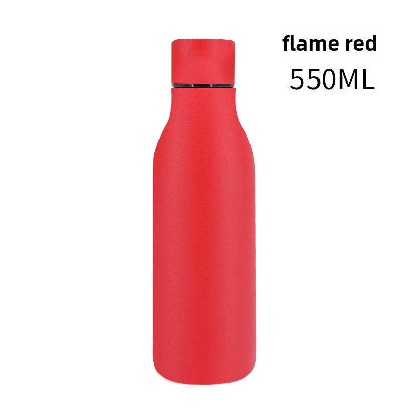 Stainless Steel Vacuum Coke Bottle Double Layer 304 Large Capacity Sports Water Cup|户外运动水杯